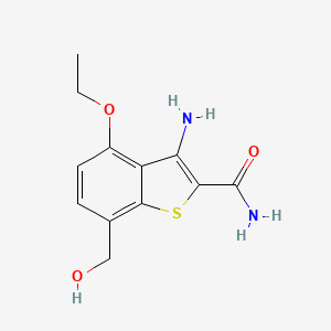Benzo[b]thiophene-2-carboxamide,3-amino-4-ethoxy-7-(hydroxymethyl)-