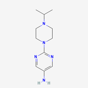 2-(4-Isopropyl-piperazin-1-yl)-pyrimidin-5-ylamine