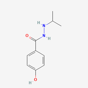 molecular formula C10H14N2O2 B8494196 Benzoicacid, 4-hydroxy-, 2-(1-methylethyl)hydrazide CAS No. 19436-43-2