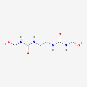 molecular formula C6H14N4O4 B084942 3,3'-Bis(hydroxymethyl)-1,1'-ethylenediurea CAS No. 13043-10-2