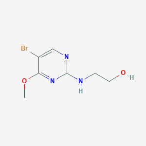 2-(5-Bromo-4-methoxy-pyrimidin-2-ylamino)-ethanol