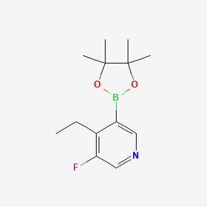 4-Ethyl-3-fluoro-5-(4,4,5,5-tetramethyl-1,3,2-dioxaborolan-2-yl)pyridine