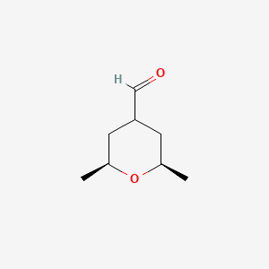 cis-2,6-Dimethyltetrahydro-2H-pyran-4-carbaldehyde