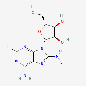 2-Iodo-8-ethylaminoadenosine