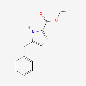 5-benzyl-1H-pyrrole-2-carboxylic acid ethyl ester