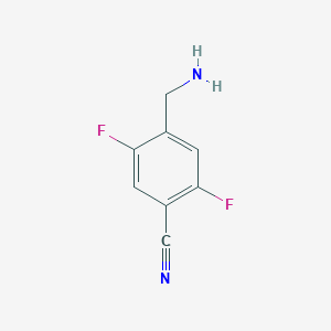 4-Aminomethyl-2,5-difluorobenzonitrile
