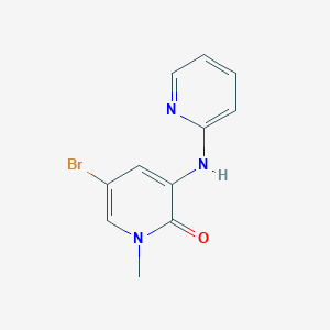 5-Bromo-1-methyl-3-(pyridin-2-ylamino)pyridin-2(1H)-one