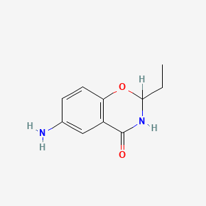6-Amino-2-ethyl-2H-1,3-benzoxazin-4(3H)-one