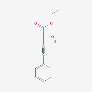 Ethyl 2-hydroxy-2-methyl-4-phenylbut-3-ynoate