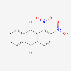 molecular formula C14H6N2O6 B8494447 1,2-Dinitro-9,10-anthracenedione CAS No. 57875-61-3