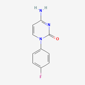 4-amino-1-(4-fluoro-phenyl)-1H-pyrimidin-2-one