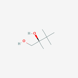 molecular formula C7H16O2 B8494469 (2R)-2,3,3-Trimethylbutane-1,2-diol CAS No. 162125-34-0