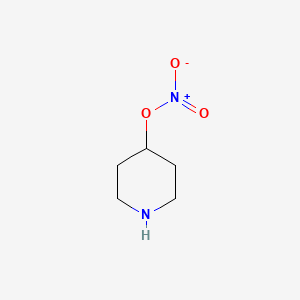 molecular formula C5H10N2O3 B8494486 4-Nitroxypiperidine 