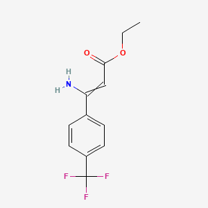 Ethyl 3-amino-3-(4-trifluoromethylphenyl)acrylate