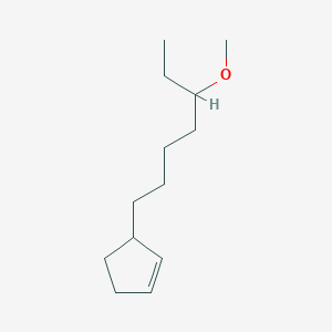 3-(5-Methoxyheptyl)cyclopent-1-ene
