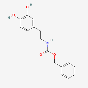 molecular formula C16H17NO4 B8494619 N-(Carbobenzyloxy)dopamine 