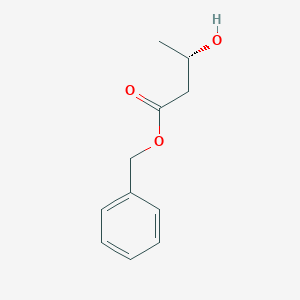 molecular formula C11H14O3 B8494654 benzyl (S)-3-hydroxybutanoate 