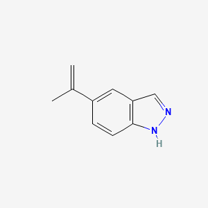 molecular formula C10H10N2 B8494659 5-(prop-1-en-2-yl)-1H-indazole 