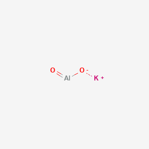 molecular formula AlKO2 B084947 Potassium aluminate CAS No. 12003-63-3