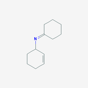 molecular formula C12H19N B8495008 N-(Cyclohex-2-en-1-yl)cyclohexanimine CAS No. 65305-83-1