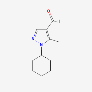 1-Cyclohexyl-5-methyl-1H-pyrazole-4-carbaldehyde