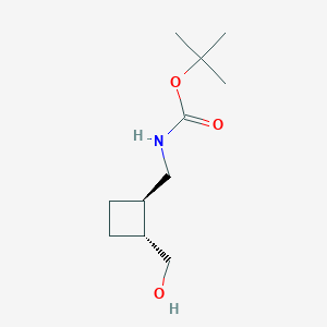 Trans-(2-Hydroxymethyl-cyclobutylmethyl)-carbamic acid tert-butyl ester