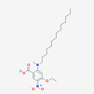 4-Ethoxy-2-[methyl(tetradecyl)amino]-5-nitrobenzoic acid