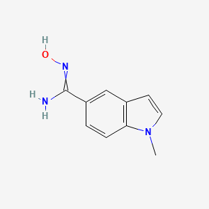 N-hydroxy-1-methyl-1H-indole-5-carboximidamide