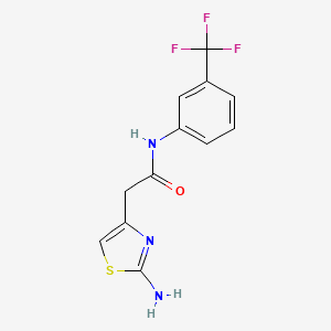 2-Amino-4-(3-trifluoromethylphenylcarbamoylmethyl)thiazole