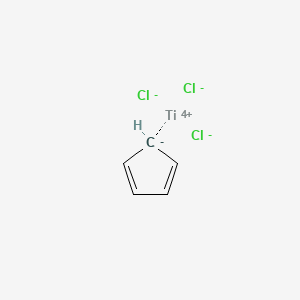 molecular formula C5H5Cl3Ti B8495237 Cyclopentadienyl titanium trichloride 