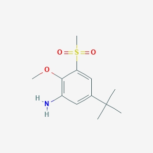 5-Tert-butyl-3-methanesulphonyl-2-methoxy-aniline