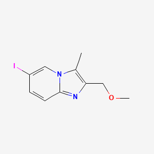 6-Iodo-2-(methoxymethyl)-3-methylimidazo[1,2-a]pyridine