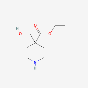 4-Hydroxymethylpiperidine-4-carboxylic acid ethyl ester