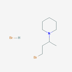 1-(1-Methyl-3-bromopropyl)piperidine hydrobromide