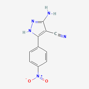 5-amino-3-(4-nitrophenyl)-1H-pyrazole-4-carbonitrile