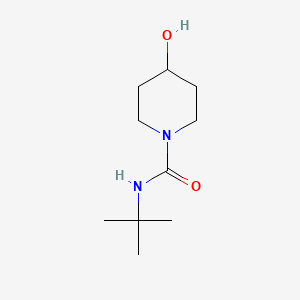 molecular formula C10H20N2O2 B8495460 4-Hydroxy-piperidine-1-carboxylic acid tert-butylamide 