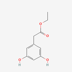 molecular formula C10H12O4 B8495578 Ethyl 2-(3,5-dihydroxyphenyl)acetate 
