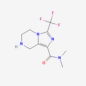 Imidazo[1,5-a]pyrazine-1-carboxamide,5,6,7,8-tetrahydro-n,n-dimethyl-3-(trifluoromethyl)-