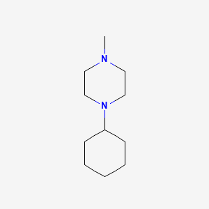 molecular formula C11H22N2 B8495909 1-Methyl-4-cyclohexylpiperazine 