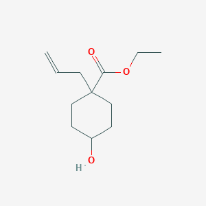Ethyl 1-allyl-4-hydroxycyclohexanecarboxylate