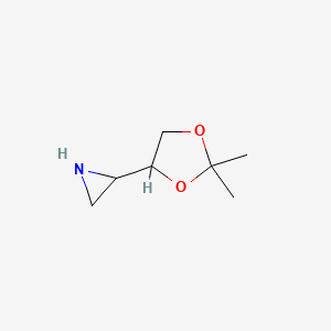 2-(2,2-Dimethyl-1,3-dioxolan-4-yl)aziridine