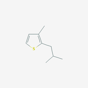 molecular formula C9H14S B8496199 2-Isobutyl-3-methyl-thiophene 