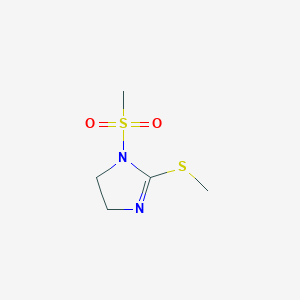 1-(Methylsulphonyl)-2-(methylthio)-4,5-dihydro-1H-imidazole