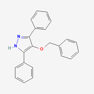 4-(Benzyloxy)-3,5-diphenyl-1H-pyrazole