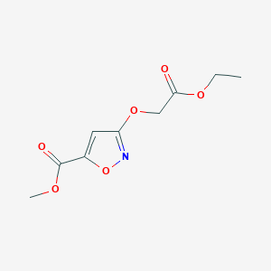 Methyl 3-(2-ethoxy-2-oxoethoxy)isoxazole-5-carboxylate
