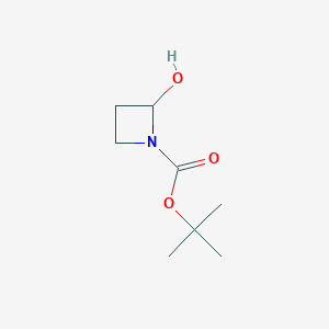 molecular formula C8H15NO3 B8496518 Tert-butyl 2-hydroxyazetidine-1-carboxylate 