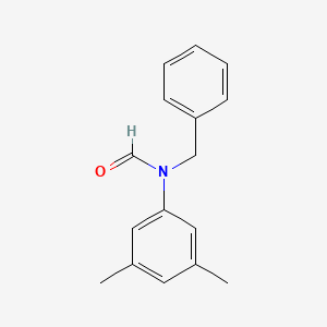 molecular formula C16H17NO B8496531 N-benzyl-N-(3,5-dimethylphenyl)formamide 