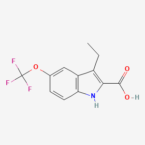 Ethyl 5-trifluoromethoxyindole-2-carboxylic acid