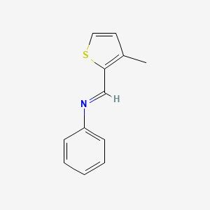 N-(3-Methyl-2-thenylidene)aniline