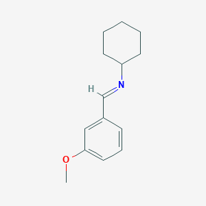 molecular formula C14H19NO B8496675 N-(3-Methoxybenzylidene)cyclohexanamine 